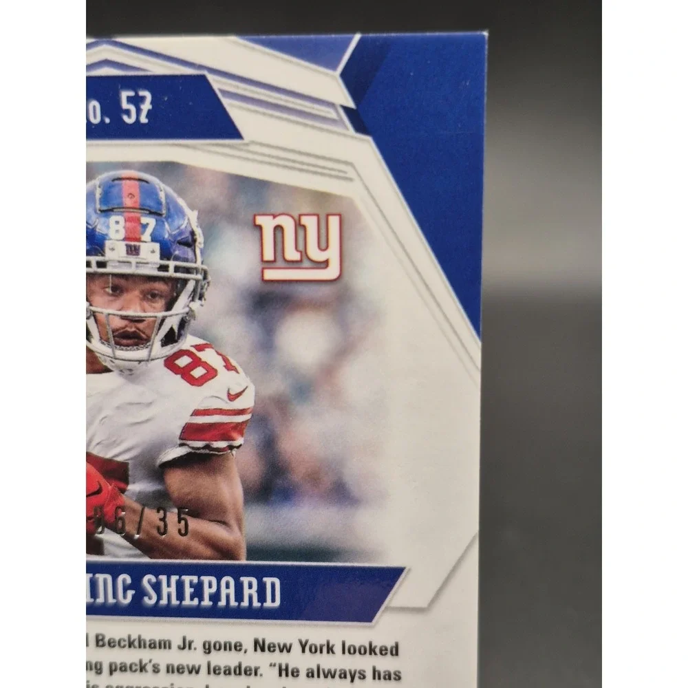 2019 Phoenix Sterling Shepard‎ #57 Blue /35 New York Giants Color Match